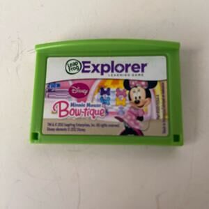 LeapPad LeapFrog Explorer Learning Game Minnie Mouse Bow-tique